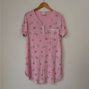 Partners Intimates Paisley Cottagecore Breathable Floral Print Nightgown size M